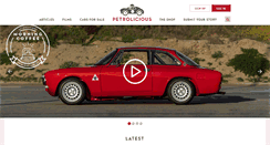 Desktop Screenshot of petrolicious.com